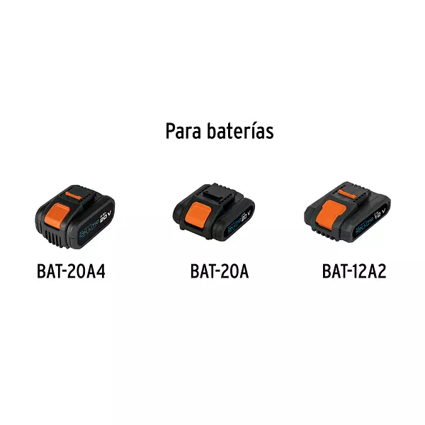 Cargador De Baterías De Ion Litio De 12 Y 20 V, Truper Pro