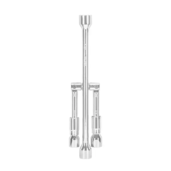 Llave De Cruz 14" Plegable Pulida Y Cromada, Truper
