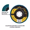 Disco Laminado 4-1/2", Grano 60 Centro 7/8", Fibra, Pretul