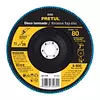 Disco Laminado 7", Grano 80 Centro 7/8", Fibra, Pretul