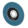 Disco Laminado 7", Grano 80 Centro 7/8", Fibra, Pretul