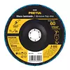 Disco Laminado 7", Grano 60 Centro 7/8", Fibra, Pretul