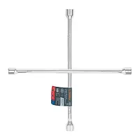 Llave De Cruz 18" Pulida Y Cromada, Truper